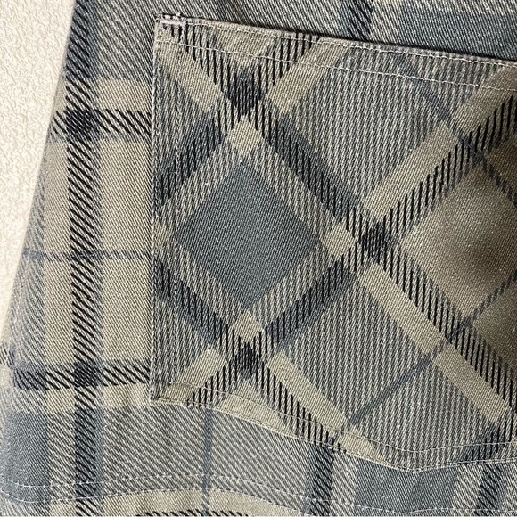 WEWOREWHAT Basic Overalls In Cool Plaid - Picture 10 of 13